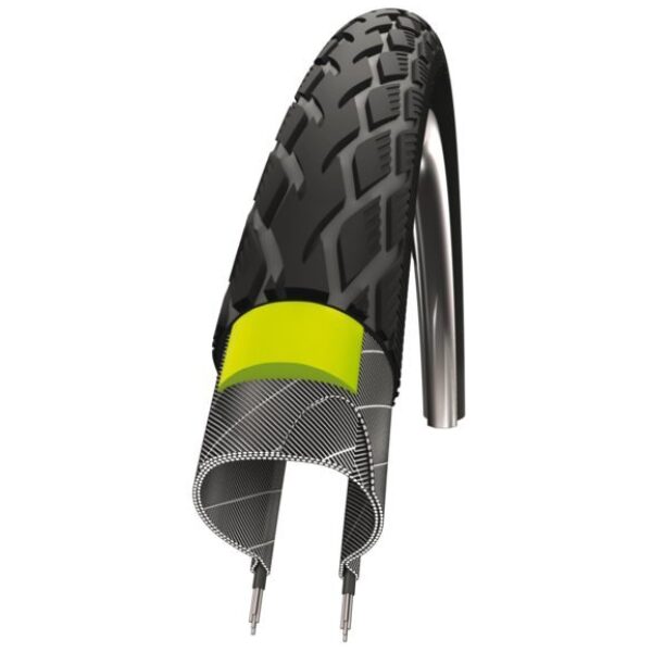 Schwalbe btb Marathon G-Guard 28 x 1.75 zw refl Zwart - Afbeelding 4